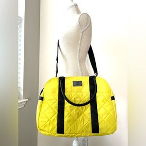 NWT 🏷 STEVE MADDEN Lime Baustin Duffel Travel Overnight Weekend Bag Nylon